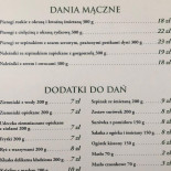 Willa Filiks Menu