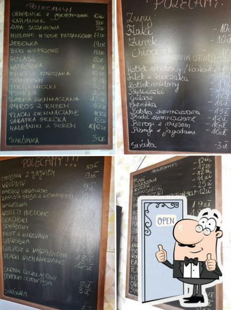 Zajazd Oczko Podlasia Menu
