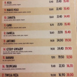 Pizzeria Capri Menu