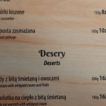 Karczma Na Wiyrchu Menu