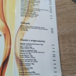 Gościniec Wagant Menu