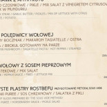 Antonio Conference Steak&grill Menu
