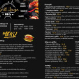 Grill House Barbecue Menu