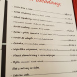 Na Skarpie Menu