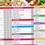 nowe Bartolini Menu