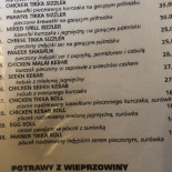 Kuchnia Indyjska Nicola Swaad Menu