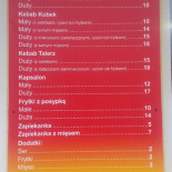 Arda Kebab Menu