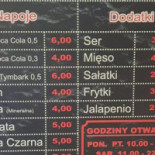 Kebab Orient Express Zabierzów Wewnątrz