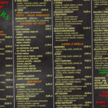 Masters Club Menu