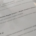 Stary Kredens Menu