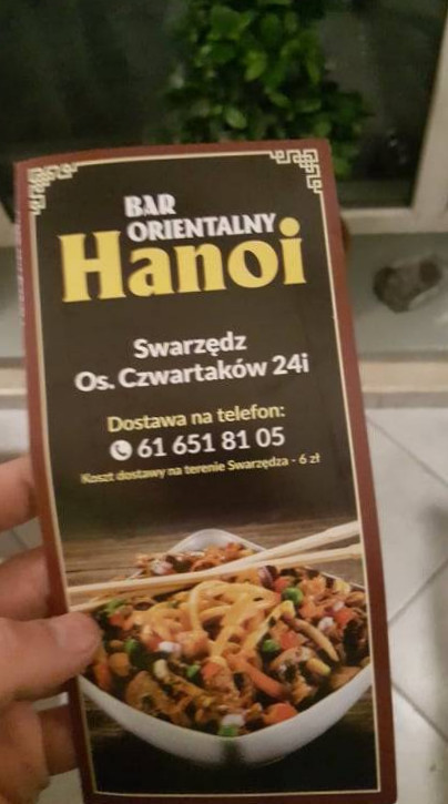 Orientalny Hanoi Menu