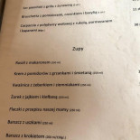 U Zosi Menu