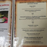 Karczma Rycerska. Catering. Imprezy Okolicznościowe. Menu