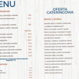 Obiady, Catering, Posiłki Regeneracyjne, Stołówka Na Chłodni Leszczyny Menu