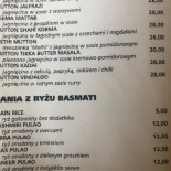Kuchnia Indyjska Nicola Swaad Menu