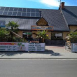 Bar Palma Świeża Ryba Dorsz Śniadanie Dobre Jedzenie Restauracja Na zewnątrz