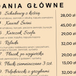 Gościniec Solicki Szczawno-zdrój Menu