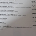 Zajazd Oczko Podlasia Menu