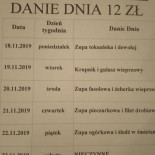 Pod Kasztanami Menu