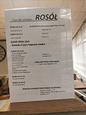 Karczma U Tomasza Menu