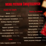 Zamkowa Menu