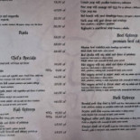 Diabelska Karczma Menu