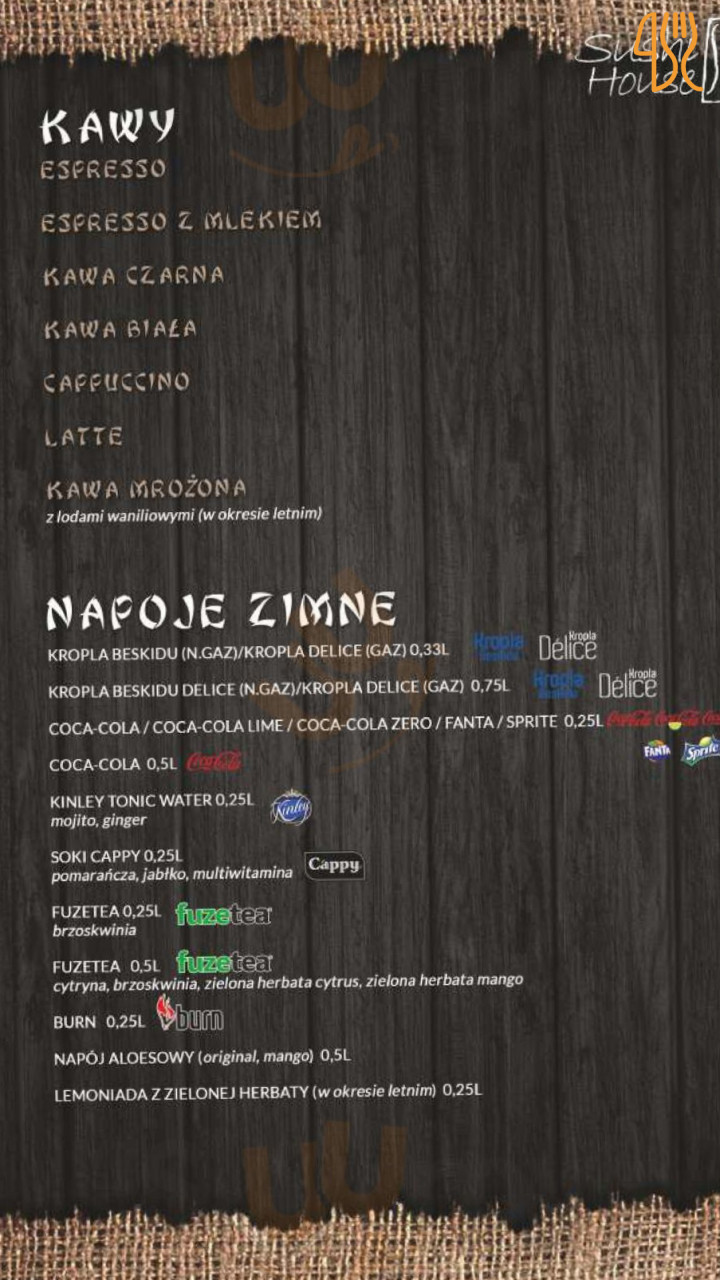 Sushi House Menu