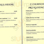 Pod Wieżą Menu