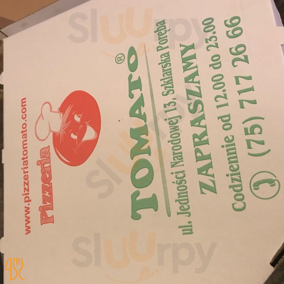 Pizzeria Tomato Menu