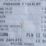 Czarna Kavka Menu