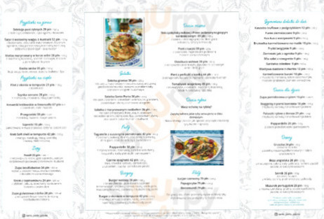 Santo Porto Menu