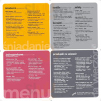 Klubokawiarnia Tam I Z Powrotem Cardápio