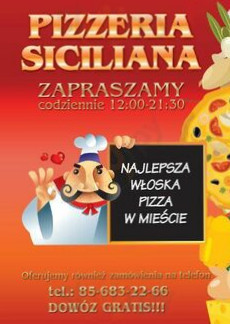 Pizzeria Siciliana Menu
