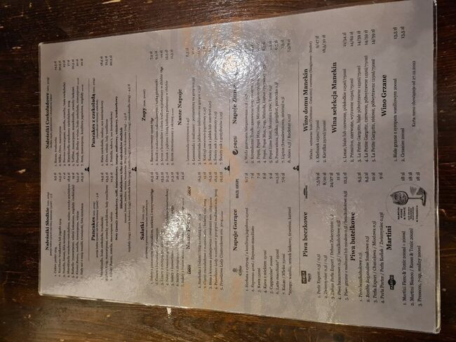 Manekin Menu