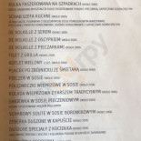 Karczma Borowa Chata Menu