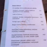 Stolemowa Grota Menu