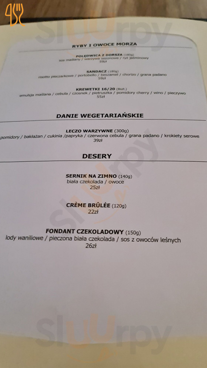 Meluzyna Wine Menu