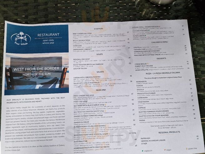Four Winds Menu