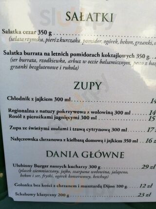 Willa Filiks Menu