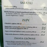 Willa Filiks Menu