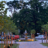 Park Cafe Na zewnątrz