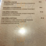 Dworek Ostoja Menu
