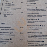 Czarna Owca Menu