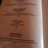 Zajazd Zornica Menu