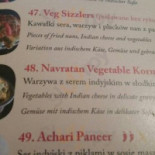 Radhe Vega Menu