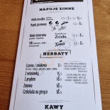 Markowa Destylarnia Menu