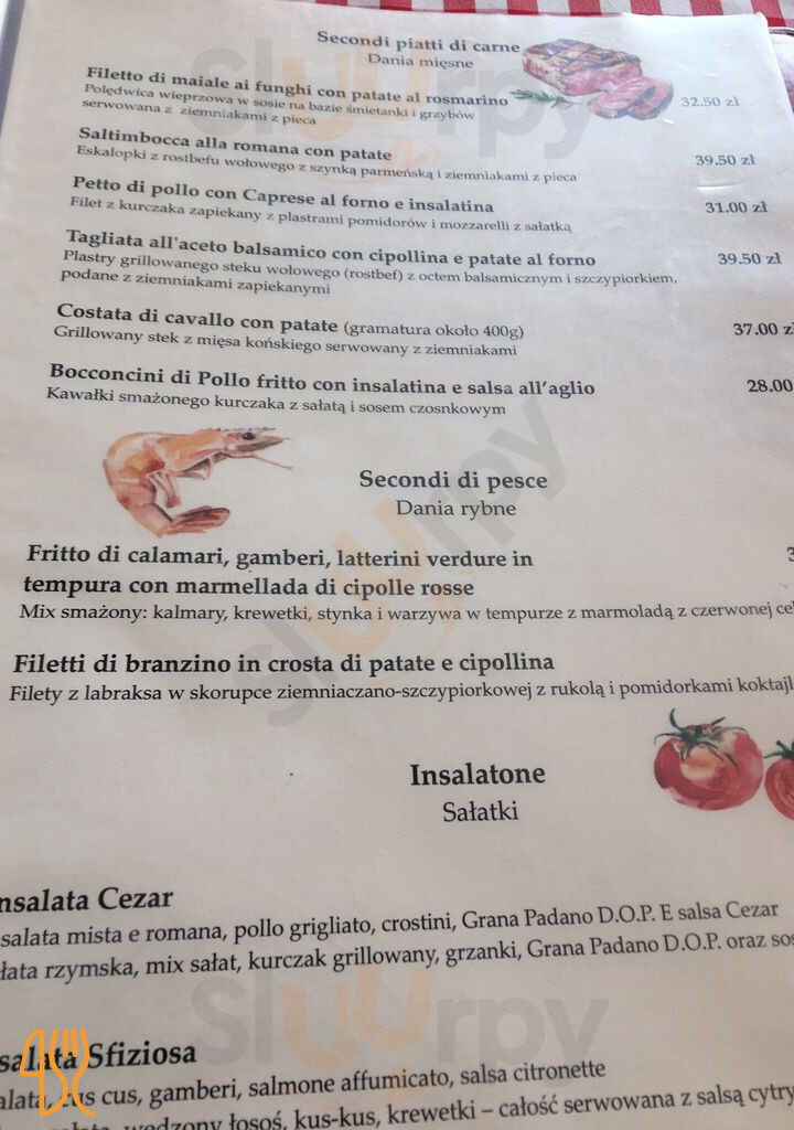 Ostaria 239 Menu