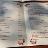 Oberża Pod Złotym Prosiakiem Menu