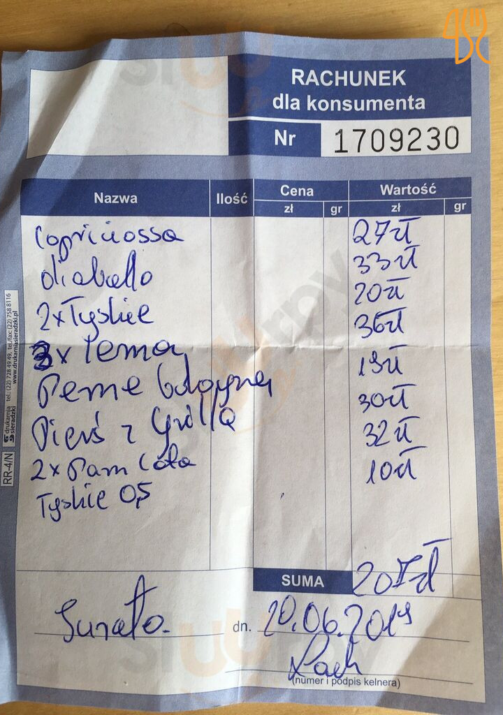 The Italian Menu