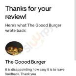 The Goood Burger Menu